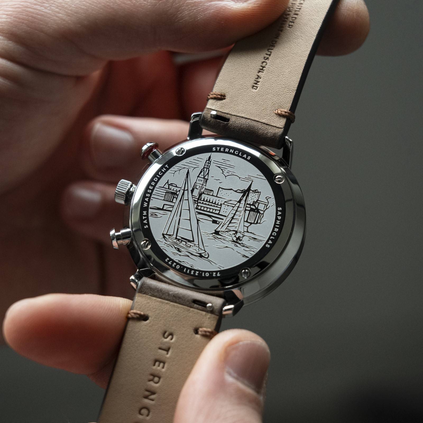 STERNGLAS Hamburg Chrono Silver - Image 6