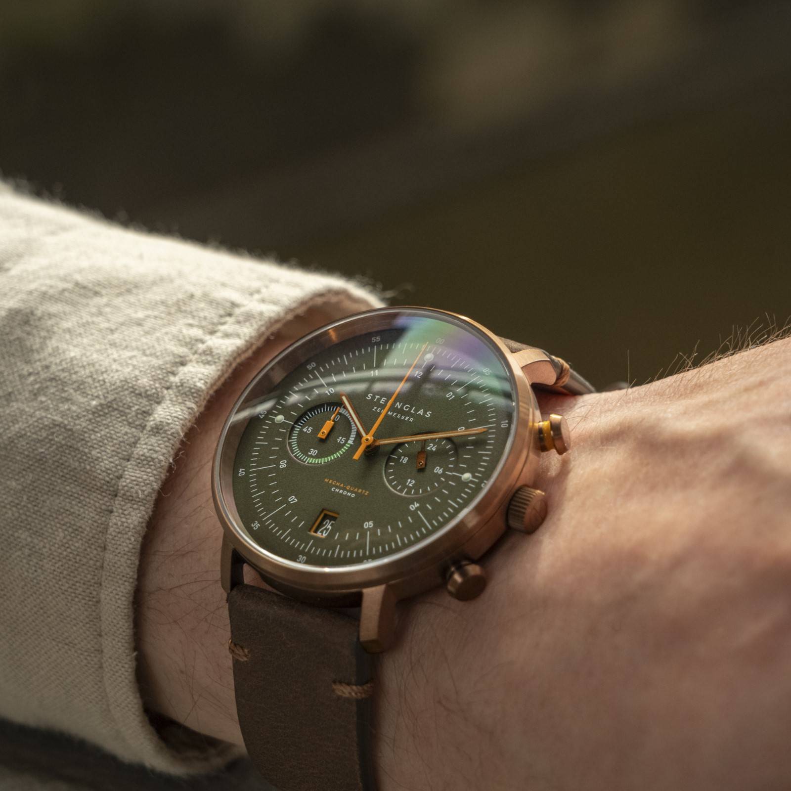 STERNGLAS Hamburg Chrono Dark Green - Image 2