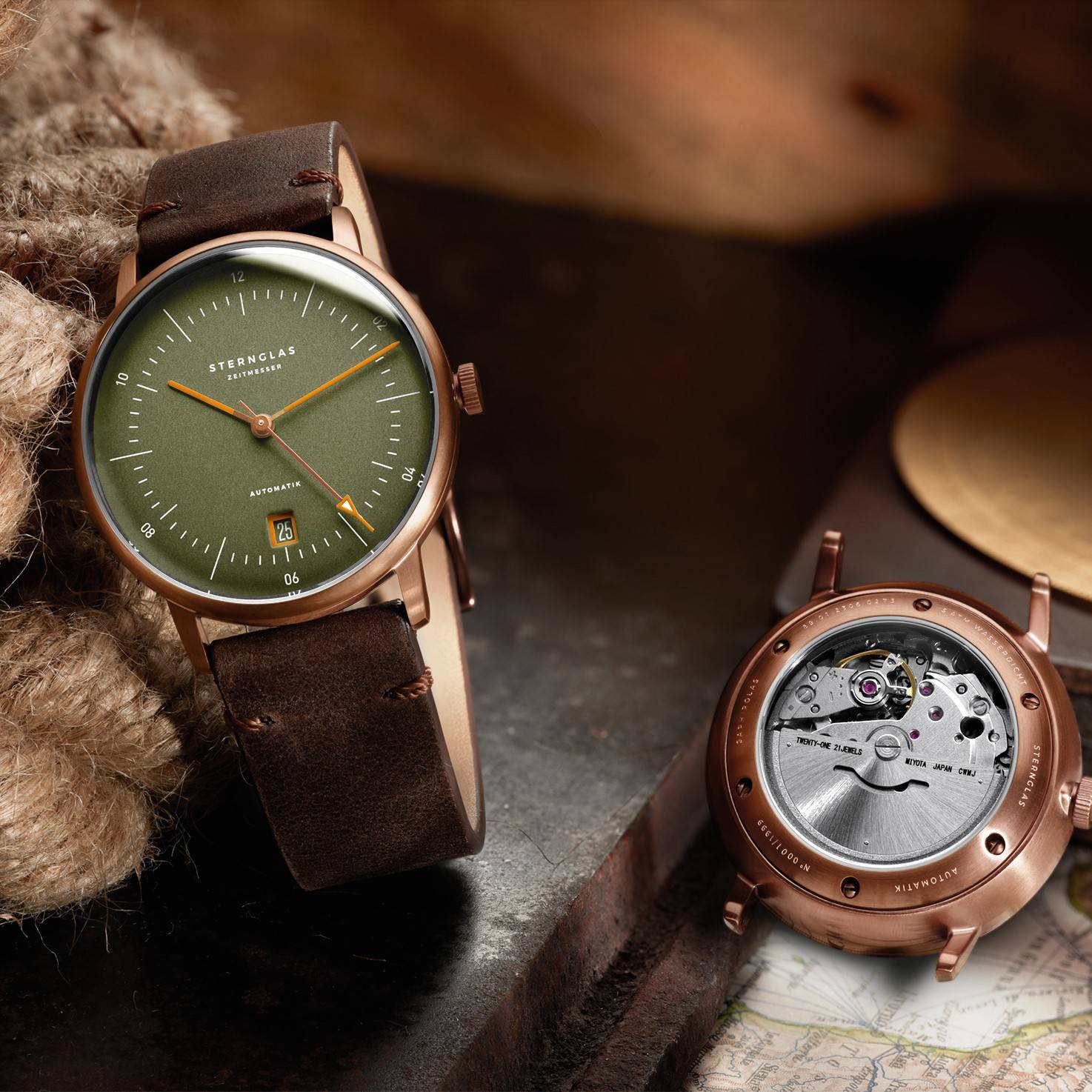 STERNGLAS Naos Automatik Edition Bronze - Image 2