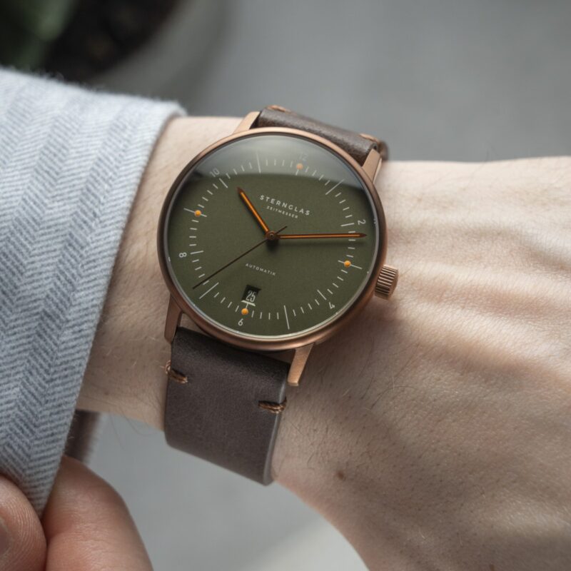 STERNGLAS Naos Automatik Dark Green - Image 3