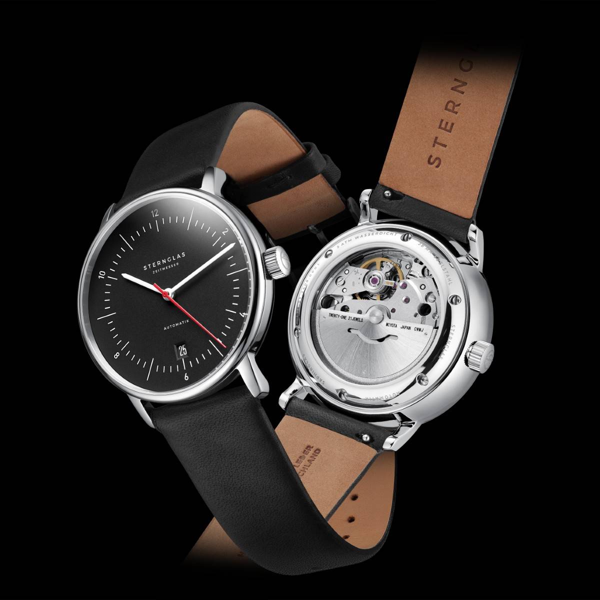 STERNGLAS Naos Automatik Black - Image 3